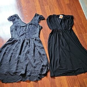 Eyeshadow Black Mini Dresses Set